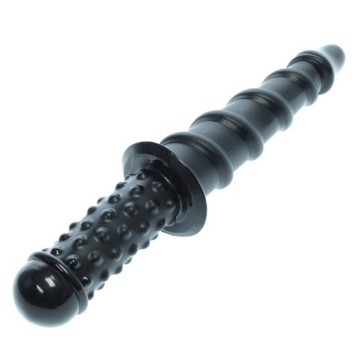 Prémium Dildo – hullámos fogantyús szórakozás 21 cm hosszú