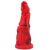Sklirt Dildo – prémium vörös, 21 x 7 cm érzéki játék