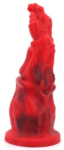 Sklirt Dildo – prémium vörös, 21 x 7 cm érzéki játék