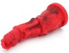 Sklirt Dildo – prémium vörös, 21 x 7 cm érzéki játék
