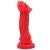 Bud Alien – prémium anál dildó, 16 cm, piros