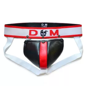 Jockstrap Neo Dungeon – fekete-piros prémium alsó