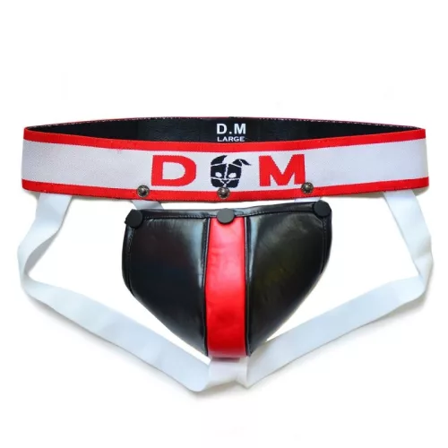 Jockstrap Neo Dungeon – prémium fekete-piros jockstrap