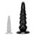 Plug Tower Up M – prémium anális kiegészítő, 32x9 cm, fekete