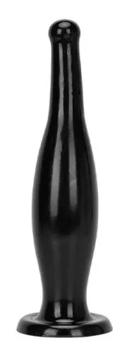 Prémium Plug Bottle S – fekete anális izgató 16 cm