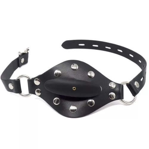 Felfújható Bulb Gag - elegáns szexjáték fekete színben