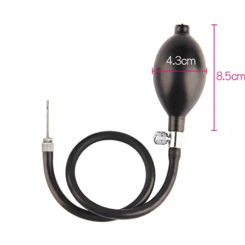 Felfújható Bulb Gag - elegáns szexjáték fekete színben