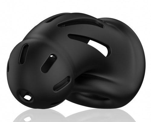 ManCage 27 – prémium férfi kínzóketrec fekete 9.6 x 3.5 cm