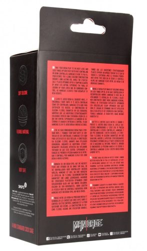 ManCage 27 – prémium férfi kínzóketrec fekete 9.6 x 3.5 cm