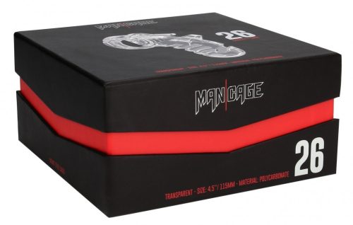 ManCage - átlátszó hímivarszorító 11,5 x 3,5 cm