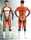 Wild Dog Orange – szexi cosplay ruha