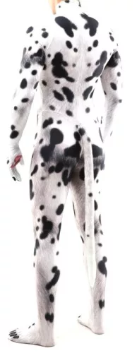 Dalmatin kutya jelmez – prémium fekete-fehér cosplay öltözet