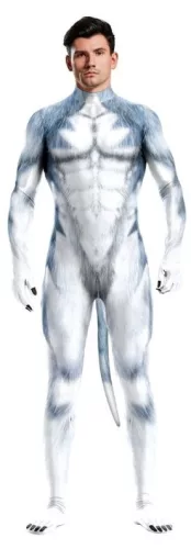 Kék-szürke husky kutya jelmez - prémium cosplay öltözet