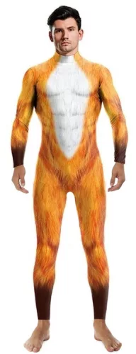 Fox Cosplay – stílusos narancssárga jelmez