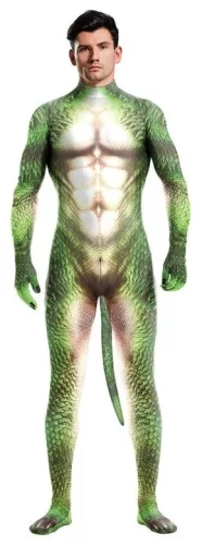 DRAGON Zöld Gyík Jelmez – Prémium Cosplay Élmény