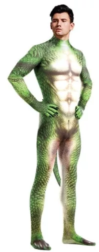 DRAGON Green – zöld gyík cosplay jelmez