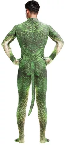 DRAGON Green – zöld gyík cosplay jelmez