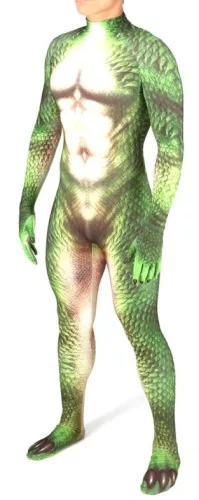 DRAGON Green – zöld gyík cosplay jelmez