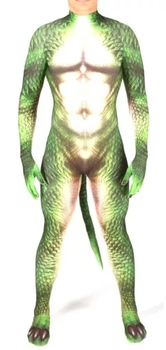 DRAGON Green – zöld gyík cosplay jelmez