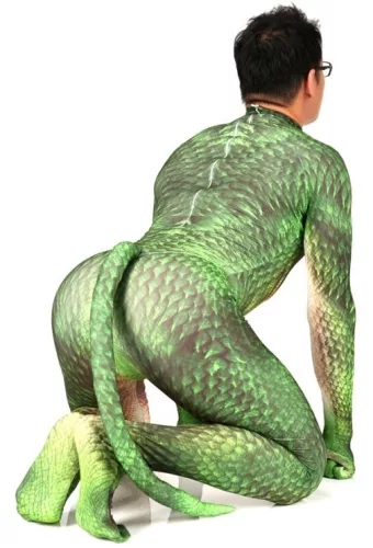 DRAGON Green – zöld sárkány cosplay öltözet