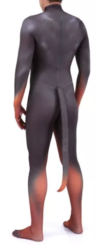 Fekete és vörös Doberman cosplay jelmez