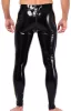 Xrub latex nadrág - elöl-hátul cipzárral, fekete-sárga