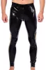 Xrub – fekete-sárga latex nadrág, elöl-hátul zipzáras