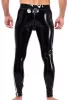 Xrub latex nadrág elülső/hátsó cipzárral - Fekete/Fehér