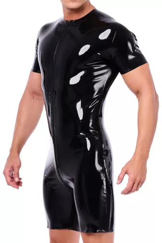 Xrub – praktikus fekete latex combnadrág zipzárral