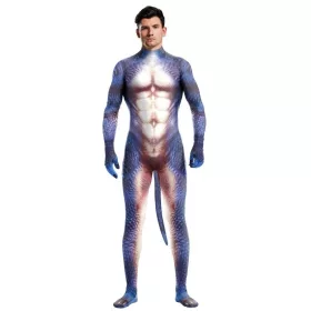 Blue-White Raptus – dinoszaurusz cosplay jelmez
