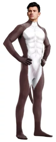 Donkey Cosplay – stílusos fehér-barna overál
