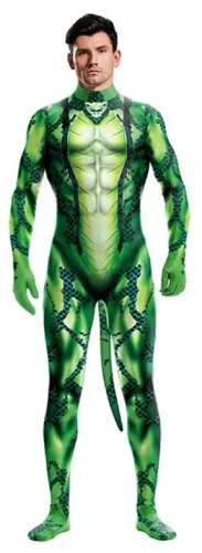 Frogman jelmez – zöld kezeslábas, stílusos extravagancia