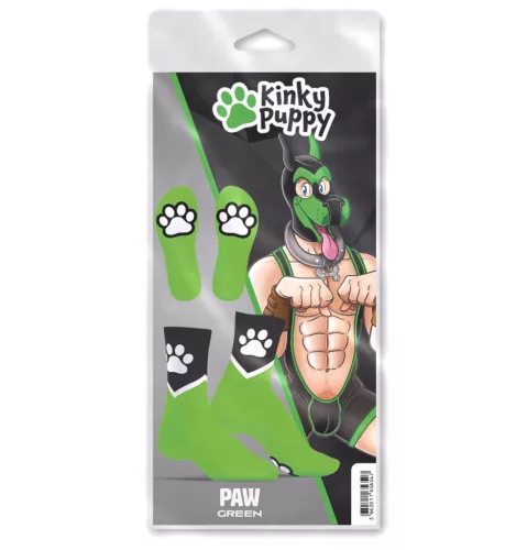 Paw Kinky – érzéki zöld kutyás zokni