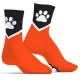 Paw Kinky Puppy – érzéki narancssárga zokni