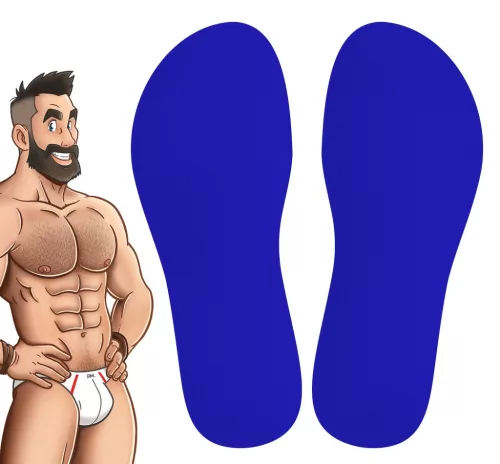 COLORS SneakXX – stílusos magas zokni kék színben