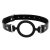 Silicone Ring Gag – prémium szilikon ring gag 40mm fekete