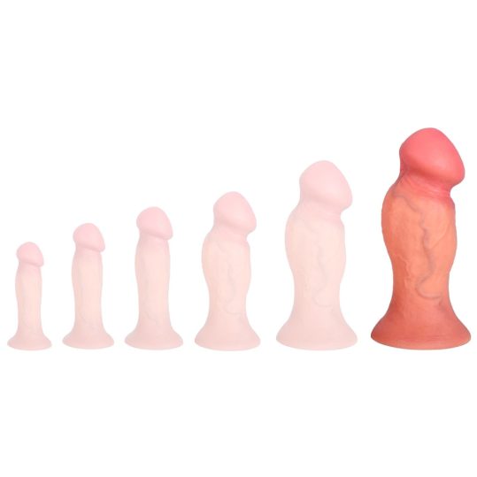 Mushu 3XL – prémium intim dildó, 23 x 9,5 cm