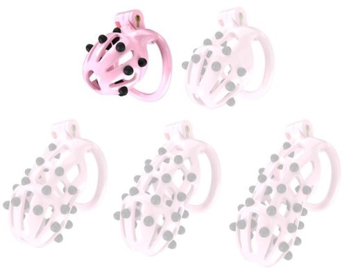 Point Up S – rózsaszín intim hám, 6 x 3,5 cm