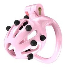 Point Up S – rózsaszín intim hám, 6 x 3,5 cm