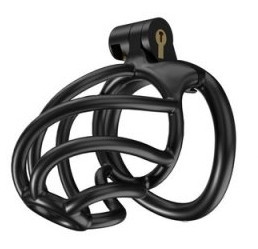 Chastity Cage Tortille M - fekete férfi zárkájú eszköz