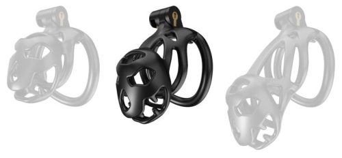 Bouh – prémium férfi jelmezkiegészítő zár (8 x 3,5 cm, fekete)