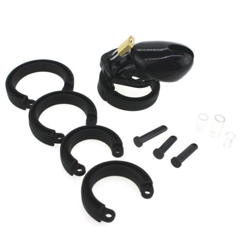 Sily – fekete 7x3,3 cm-es maszturbáló ketrec