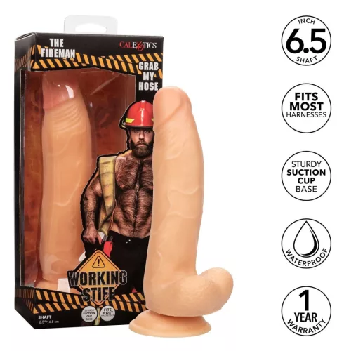 Fireman – élethű, prémium dildó 16 x 4,3 cm
