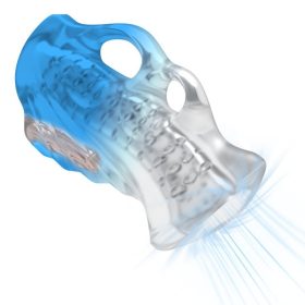 Prémium vibráló maszturbátor – Kék fagyos élmény