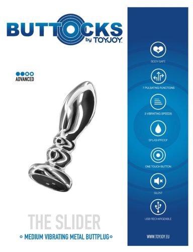 Plug Vibrátor – Slider M 7.8 x 2.6 cm