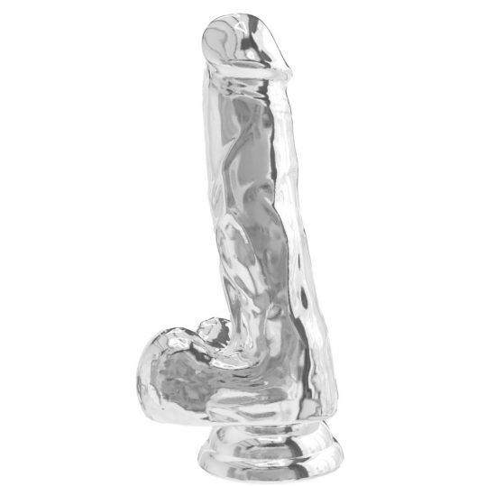 Realisztikus Dildó – Átlátszó gyémánt forma (13,5 x 3,7 cm)