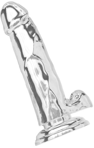 Realistic Dildo Diamond – 15,5 cm átlátszó élvezet