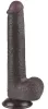 Prémium Sliding Skin – 17 cm fekete vibrátor érzékeknek