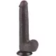 Prémium Sliding Skin – 17 cm fekete vibrátor érzékeknek