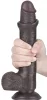 Prémium Sliding Skin – 17 cm fekete vibrátor érzékeknek